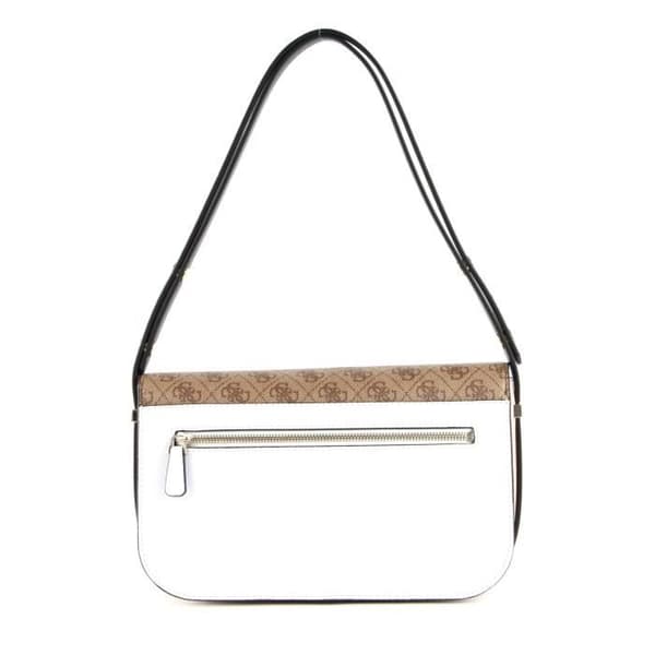 GUESS Hensely Konvertibel Axelväska Latte Multi [115616]