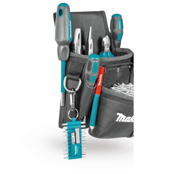 Multifunktionell väska - MAKITA - E-15198 - Läder, Polyester - Axelrem - Ykkdragkedja