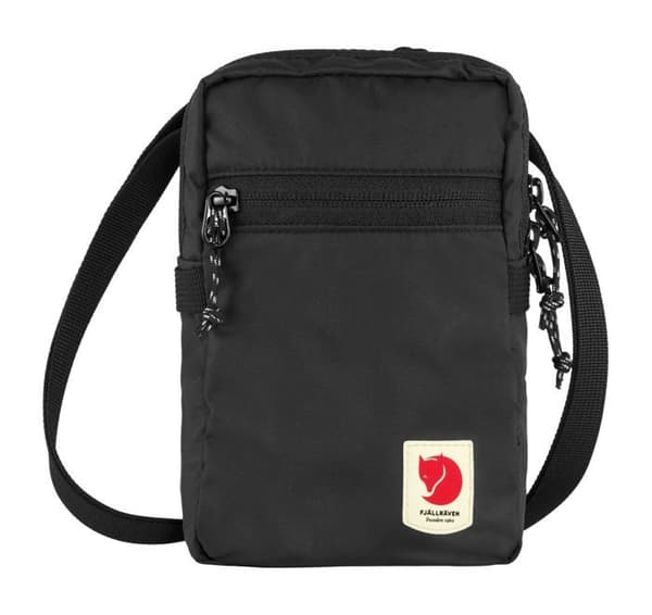 Fjällräven Black crossbody axelväska för dam och herr - High Coast Pocket 164093