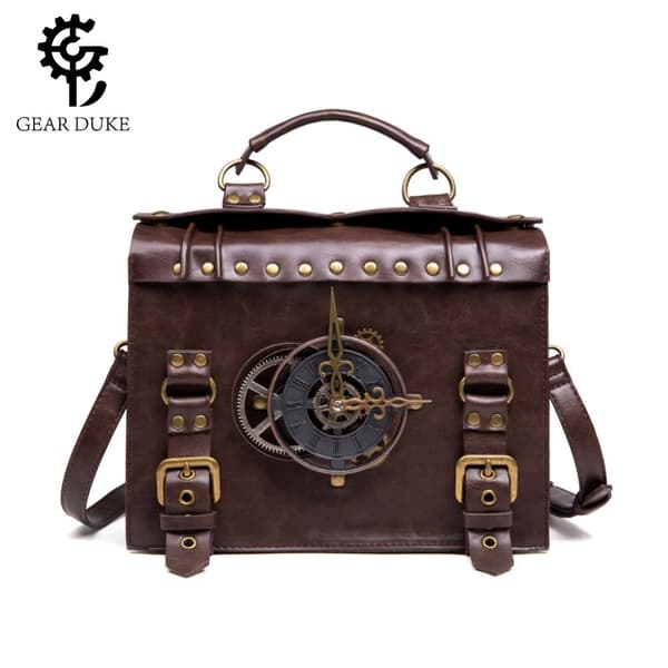 INF Brun kuddväska - Elegant och edgy crossbody-väska