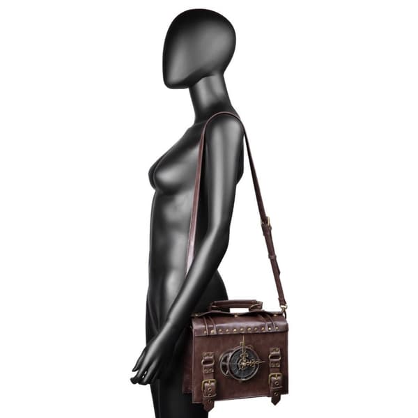 INF Brun kuddväska - Elegant och edgy crossbody-väska
