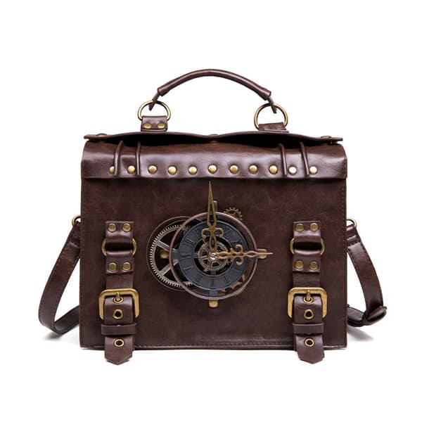 INF Brun kuddväska - Elegant och edgy crossbody-väska
