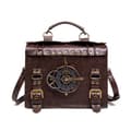Miniatyrbild 2 av 5: INF Brun kuddväska - Elegant och edgy crossbody-väska