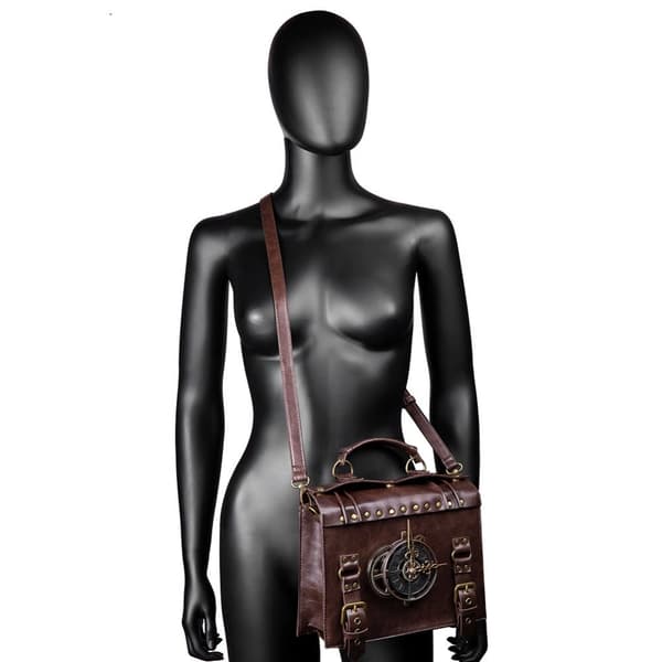 INF Brun kuddväska - Elegant och edgy crossbody-väska