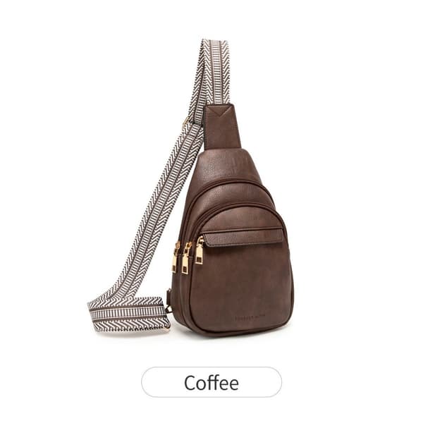 INF Snygg Colorblock Crossbody-väska för kvinnor