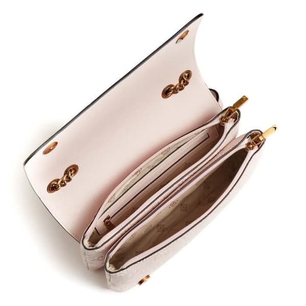GUESS Helaina Maimie Convertible Xbody Flap Ljusros [204673] - axelväska bandolärväska handbag