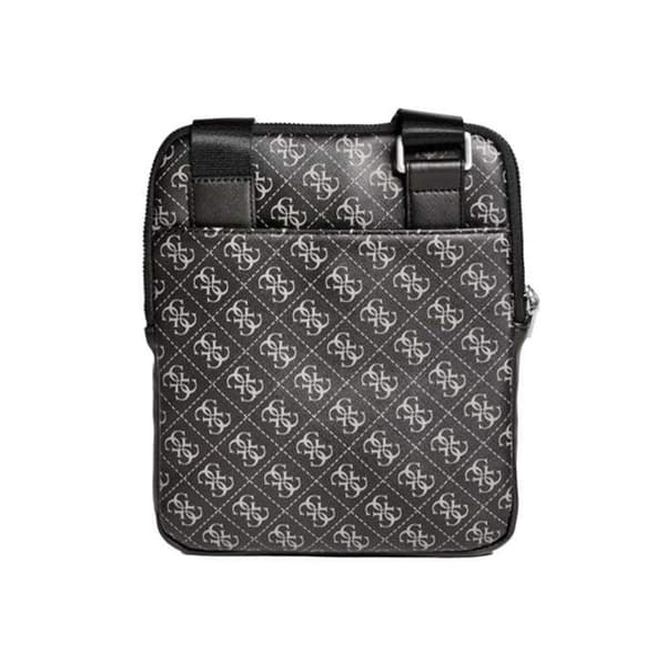 GESS Dan Logo Mini Flat Crossbody Svart [99994]