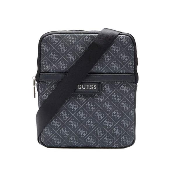 GESS Dan Logo Mini Flat Crossbody Svart [99994]