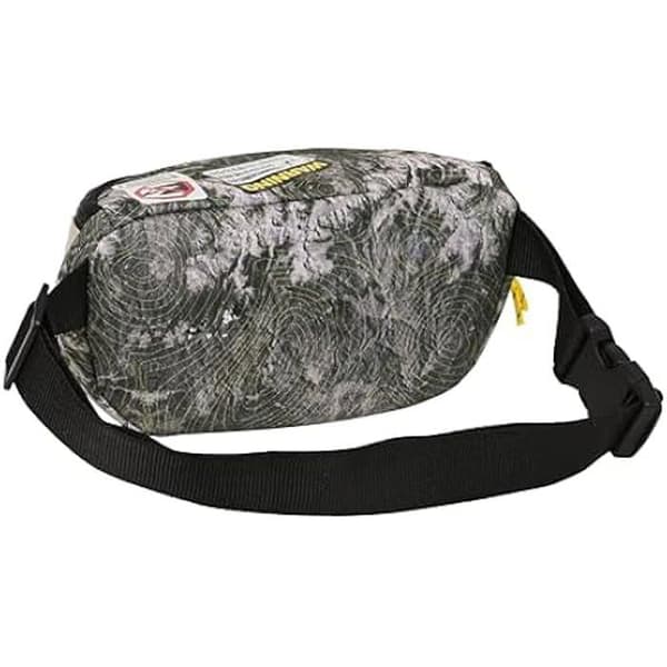Safta Jurassic World Warning fannypack för barn - Grå - 23 x 9 x 14 cm - Bekväm och mångsidig