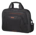 Miniatyrbild 2 av 4: Axelväska - American Tourister - At Work - 15.6" - Svart / Orange - 100% polyester