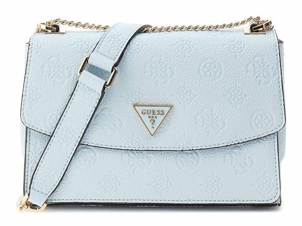 GUESS Axelväska i ljusblått för kvinnor - Cresidia Convertible Xbody Flap Powder Blue 300448