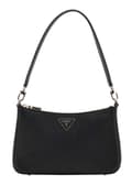 Miniatyrbild 1 av 4: GUESS Axelväska svart för kvinnor - Eco Gloriana Girlfriend Satchel Bag 290551