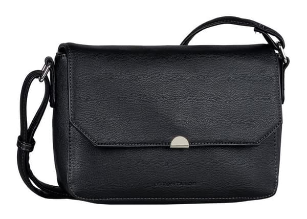 TOM TAILOR Axelremsväska svart för kvinnor - Nance Flap Bag No Zip S 295838