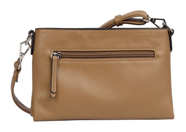 TOM TAILOR Axelhölster i ljusbrun för kvinnor - Poppy Cross Bag S Camel 295723