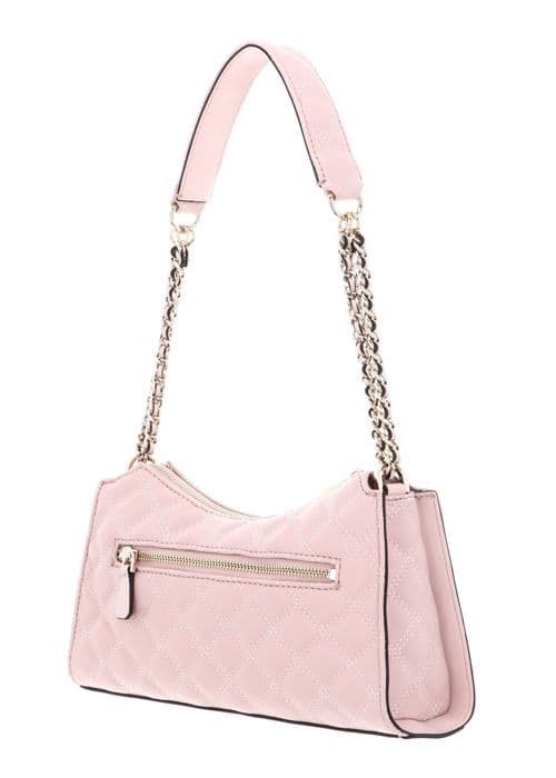 GUESS Axelfodral rosa för kvinna - Giully Top Zip Axelfodral Pion 296976