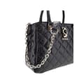 Miniatyrbild 3 av 4: Axelväska - GUESS - Adelard Dome Satchel - Svart - 100% polyuretan - 29x19x9 cm