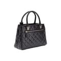 Miniatyrbild 4 av 4: Axelväska - GUESS - Adelard Dome Satchel - Svart - 100% polyuretan - 29x19x9 cm