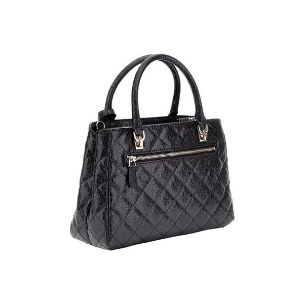 Axelväska - GUESS - Adelard Dome Satchel - Svart - 100% polyuretan - 29x19x9 cm