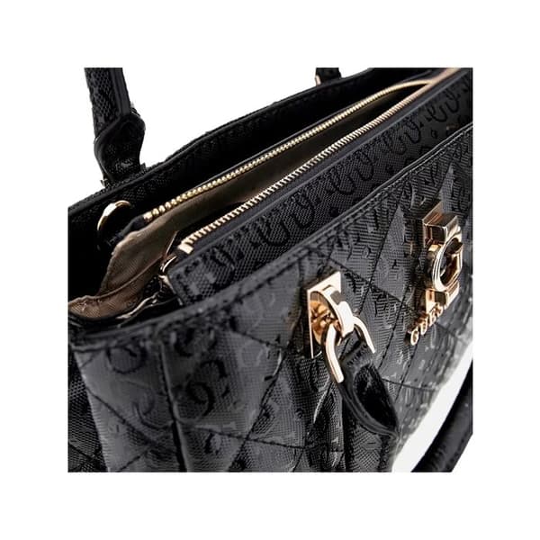 Axelväska - GUESS - Adelard Dome Satchel - Svart - 100% polyuretan - 29x19x9 cm