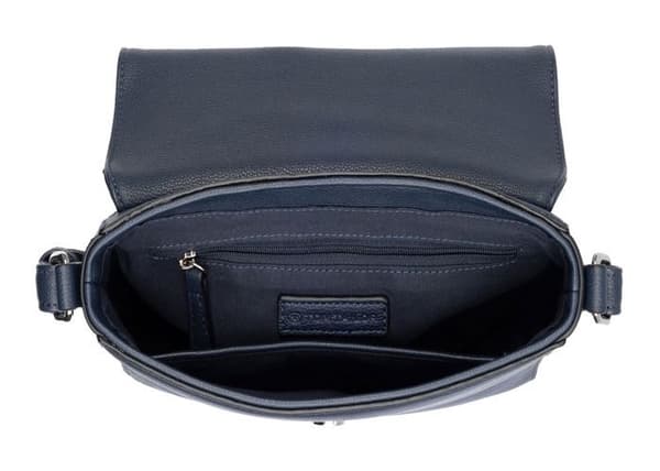 TOM TAILOR Axelvecka i mörkblått för kvinnor - Nance Flap Bag No Zip S Mörkblå 295793