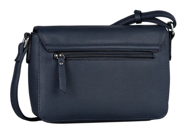 TOM TAILOR Axelvecka i mörkblått för kvinnor - Nance Flap Bag No Zip S Mörkblå 295793