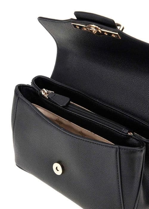 GUESS Axelväska svart för kvinnor - Nastra Convertible Xbody Flap Bag 296916