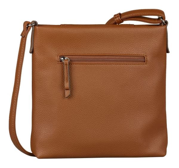 TOM TAILOR Axelväska Beca Cross Bag M Cognac ljusbrun för kvinnor