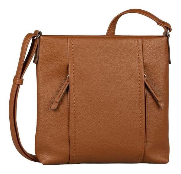 TOM TAILOR Axelväska Beca Cross Bag M Cognac ljusbrun för kvinnor