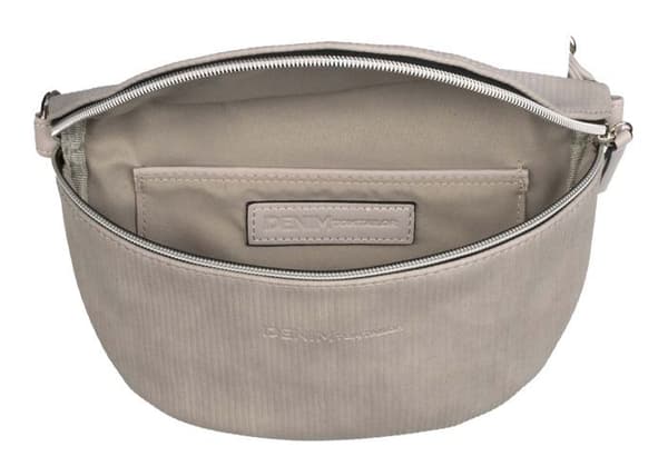 TOM TAILOR Bananväska Rosie Cord Belt Bag Ljusgrå för kvinna