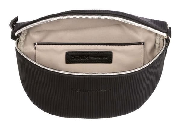TOM TAILOR Sac banane Rosie Cord Belt Bag Svart för kvinnor