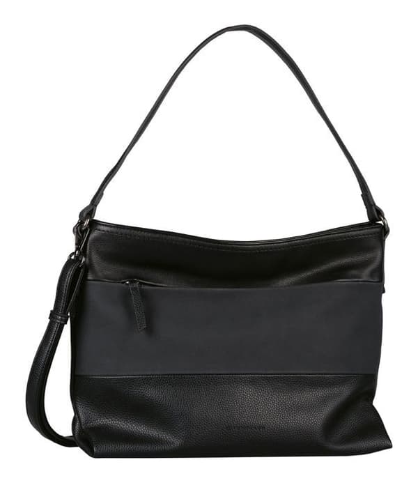 TOM TAILOR Axelremsväska Nicolina Hobo Bag M Mixad Svart för kvinnor