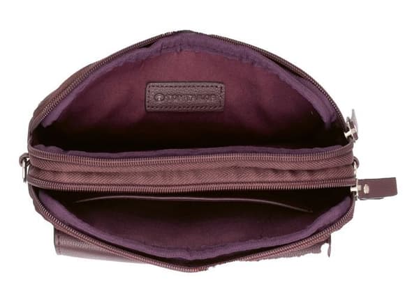 TOM TAILOR Axelväska Tilly Cross Bag S Mörklila för kvinnor