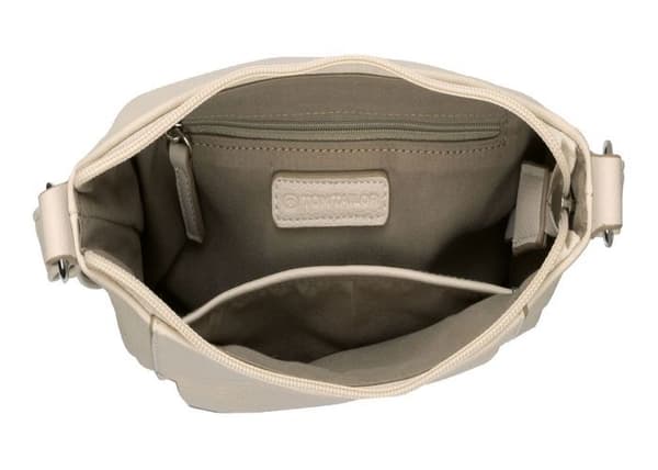 TOM TAILOR Axelväska Larea Cross Bag S Cream White för kvinnor