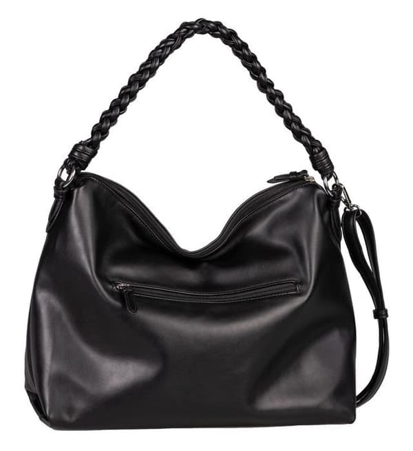 TOM TAILOR Axelkasse svart för kvinnor - Leah Hobo Bag 254117