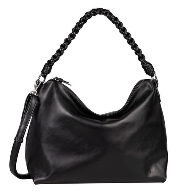 TOM TAILOR Axelkasse svart för kvinnor - Leah Hobo Bag 254117