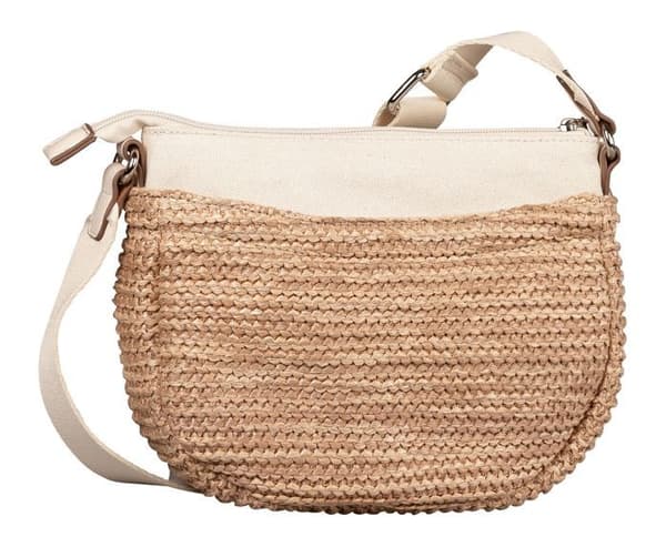 TOM TAILOR Axelväska i beige kräm för kvinnor - Vicky Cross Bag S Mixed Beige 295766