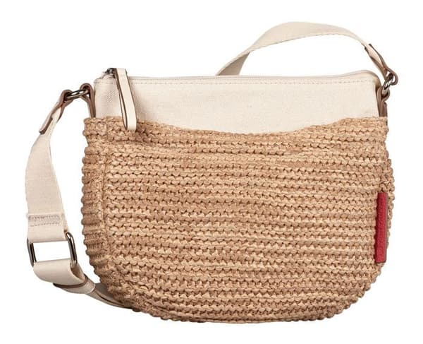 TOM TAILOR Axelväska i beige kräm för kvinnor - Vicky Cross Bag S Mixed Beige 295766
