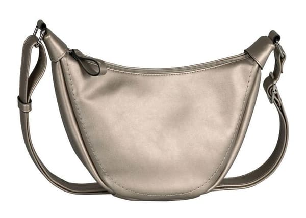 TOM TAILOR Axellväska taupe för kvinnor - Liriel Cross Bag M Platin 296162