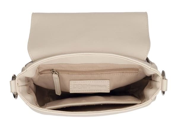 TOM TAILOR Axelsäck beige för kvinnor - Alessa Saddle Bag 295893