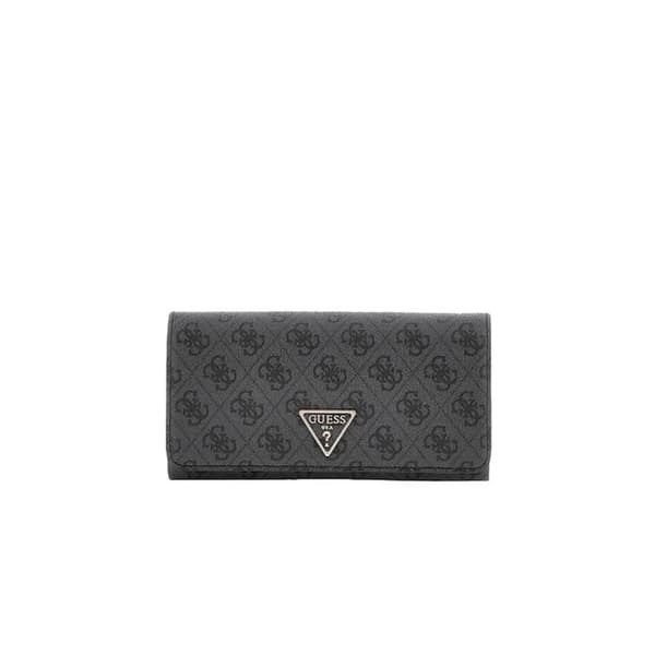 GUESS Noelle Xbody Flap Organizer Kolgrå Logotyp [271992] - axelväska bandouliär väska