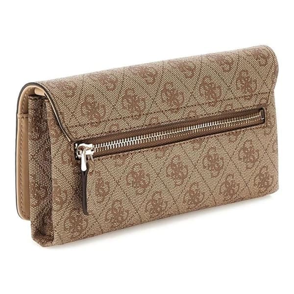 GUESS Noelle Xbody Flap Organizer Latte Logo / Brun [271996] - axelväska bandoulierväska