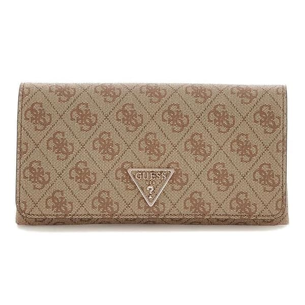 GUESS Noelle Xbody Flap Organizer Latte Logo / Brun [271996] - axelväska bandoulierväska