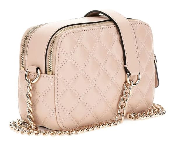 Axelväska med axelrem - GUESS - Giully Kameraväska - Beige - 19,5x13x7 cm - 530 g