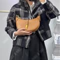 Miniatyrbild 2 av 4: TD® One Shoulder Messenger Läder Tygväska Crescent Saddle Mode Ryggsäck Armhåla Dumpling Croissant Bag Damväska