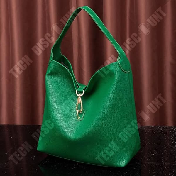 TD® PU-väska för damer Grain Pebble Mönster Ficka Axel Underarm Väska Stor kapacitet Bag Retro Dumpling Ryggsäck