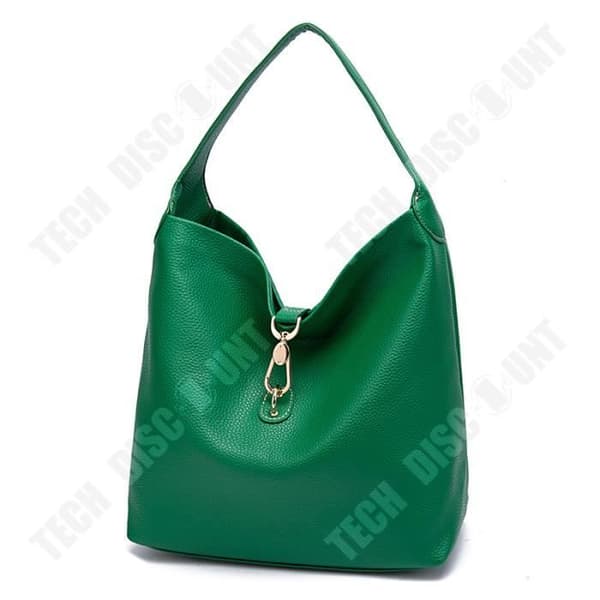 TD® PU-väska för damer Grain Pebble Mönster Ficka Axel Underarm Väska Stor kapacitet Bag Retro Dumpling Ryggsäck