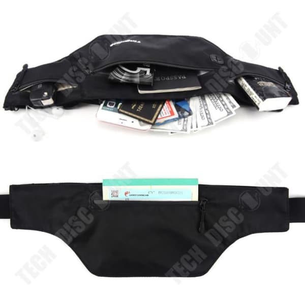 TD® Outdoor Ultra-tunn Sport Bältesväska RFID Vattentät Slim Fit Mobiltelefon Bältesväska Löpning