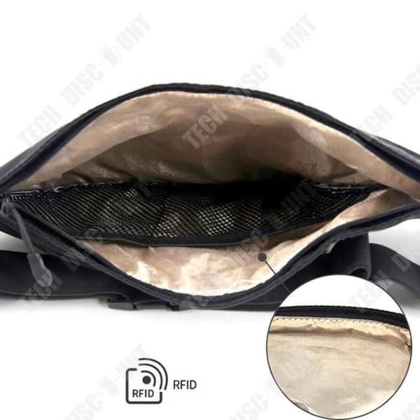 TD® Outdoor Ultra-tunn Sport Bältesväska RFID Vattentät Slim Fit Mobiltelefon Bältesväska Löpning