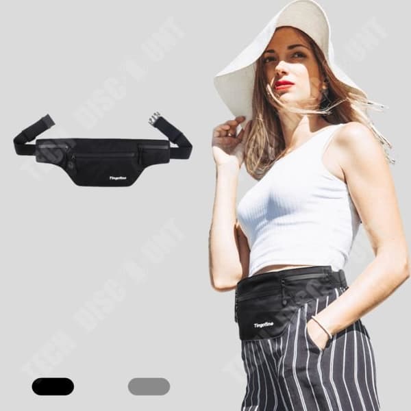 TD® Outdoor Ultra-tunn Sport Bältesväska RFID Vattentät Slim Fit Mobiltelefon Bältesväska Löpning