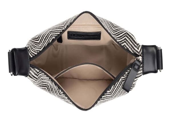 TOM TAILOR Axelremsväska svart vit för kvinnor - Liriel Summer Cross Bag M Blandad Svart 295856